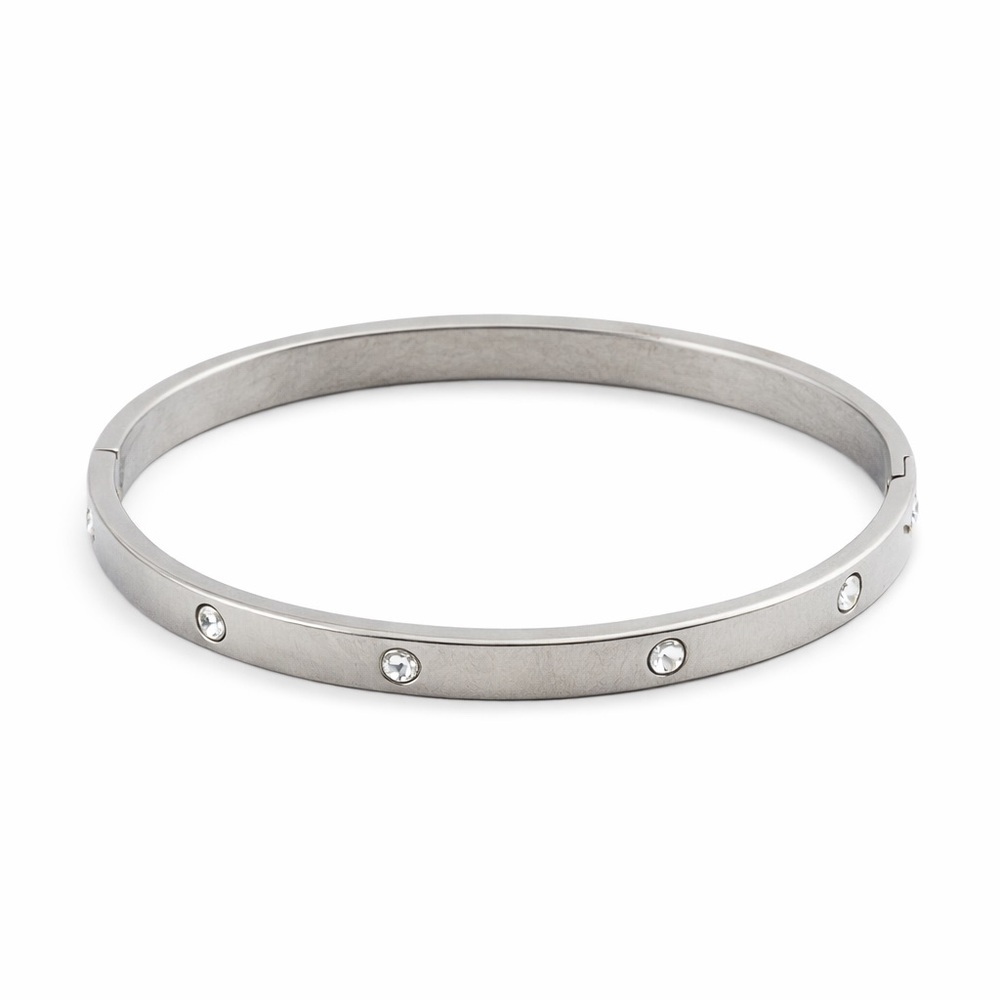 Rhinestone Bracelet .925 & Stainless Steel